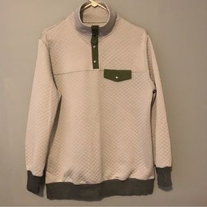 Seven Rock Life Quilted Pullover Size Medium in “Pine Green”